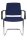 Topstar Besucherstühle BtoB 20 BB390A G26 blau Stoff, 2 St.