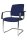 Topstar Besucherstühle BtoB 20 BB390A G26 blau Stoff, 2 St.