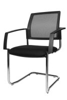 Topstar Besucherstühle BtoB 20 BB490A G200 schwarz Stoff, 2 St.