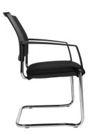 Topstar Besucherstühle BtoB 20 BB490A G200 schwarz Stoff, 2 St.