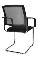 Topstar Besucherstühle BtoB 20 BB490A G200 schwarz Stoff, 2 St.