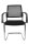 Topstar Besucherstühle BtoB 20 BB490A G200 schwarz Stoff, 2 St.