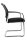 Topstar Besucherstühle BtoB 20 BB490A G200 schwarz Stoff, 2 St.
