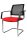 Topstar Besucherstühle BtoB 20 BB490A G210 rot, schwarz Stoff, 2 St.
