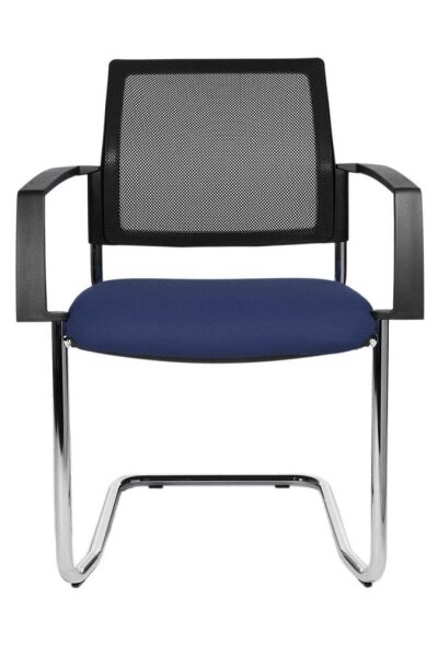 Topstar Besucherstühle BtoB 20 BB490A G260 blau, schwarz Stoff, 2 St.