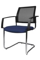 Topstar Besucherstühle BtoB 20 BB490A G260 blau, schwarz Stoff, 2 St.