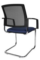 Topstar Besucherstühle BtoB 20 BB490A G260 blau, schwarz Stoff, 2 St.