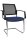Topstar Besucherstühle BtoB 20 BB490A G260 blau, schwarz Stoff, 2 St.