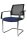 Topstar Besucherstühle BtoB 20 BB490A G260 blau, schwarz Stoff, 2 St.