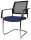 Topstar Besucherstühle BtoB 20 BB490A G260 blau, schwarz Stoff, 2 St.