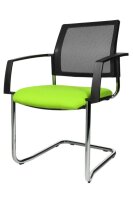 Topstar Besucherstühle BtoB 20 BB490A G050 grün, schwarz Stoff, 2 St.