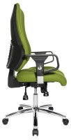 Topstar Bürostuhl Sitness 55, SD69X L55 Stoff grün, Gestell chrom