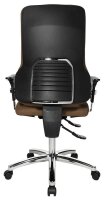 Topstar Bürostuhl Sitness 55, SD69X L59 Stoff braun, Gestell chrom
