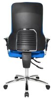 Topstar Bürostuhl Sitness 55, SD69X L56 Stoff blau, Gestell chrom