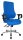 Topstar Bürostuhl Sitness 55, SD69X L56 Stoff blau, Gestell chrom