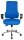 Topstar Bürostuhl Sitness 55, SD69X L56 Stoff blau, Gestell chrom