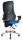 Topstar Bürostuhl Sitness 55, SD69X L56 Stoff blau, Gestell chrom