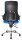 Topstar Bürostuhl Sitness 55, SD69X L56 Stoff blau, Gestell chrom