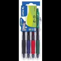 PILOT G2 Gelschreiber-Set schwarz/transparent,...
