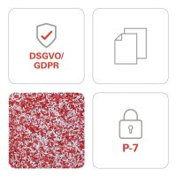 HSM SECURIO B32 - externer autom. Öler Aktenvernichter mit Partikelschnitt P-5, 1,9 x 15 mm, bis 11 Blatt, weiß