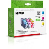 KMP C74V  cyan, magenta, gelb Druckerpatronen kompatibel...