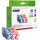 KMP C74V  cyan, magenta, gelb Druckerpatronen kompatibel zu Canon CLI-521 C/M/Y,