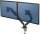 Fellowes Monitor-Halterung Platinum Series 8042501 schwarz für 2 Monitore, Tischklemme, Tischbohrung