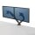 Fellowes Monitor-Halterung Platinum Series 8042501 schwarz für 2 Monitore, Tischklemme, Tischbohrung