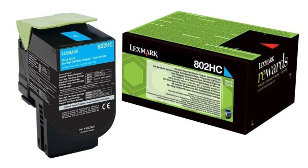 Lexmark 80C2HC0  cyan Toner
