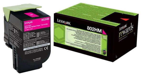 Lexmark 80C2HM0  magenta Toner
