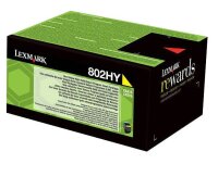 Lexmark 80C2HY0  gelb Toner