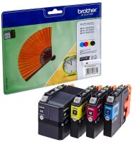 brother LC-129XLBK/C/M/Y schwarz, cyan, magenta, gelb Druckerpatronen, 4er-Set