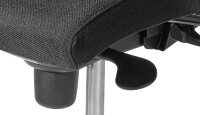 Nowy Styl Bürostuhl Net-Motion Stoff schwarz, Gestell chrom