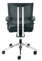 Nowy Styl Bürostuhl Net-Motion Stoff schwarz, Gestell chrom