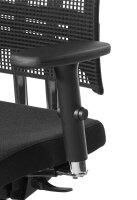 Nowy Styl Bürostuhl Net-Motion Stoff schwarz, Gestell chrom