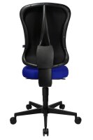 Topstar Bürostuhl Art Comfort, SP800T38 Stoff blau, Gestell schwarz