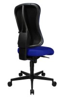 Topstar Bürostuhl Art Comfort, SP800T38 Stoff blau, Gestell schwarz