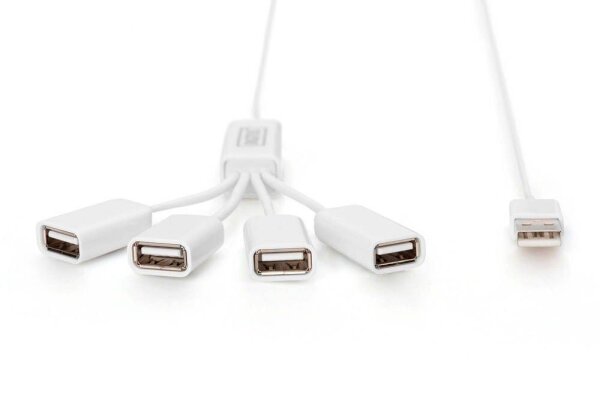 DIGITUS USB-Hub DA-70216 4-fach weiß
