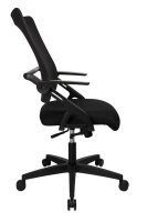 Topstar Bürostuhl New Smove, DS100A T200 Stoff schwarz, Gestell schwarz