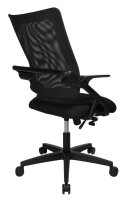 Topstar Bürostuhl New Smove, DS100A T200 Stoff schwarz, Gestell schwarz