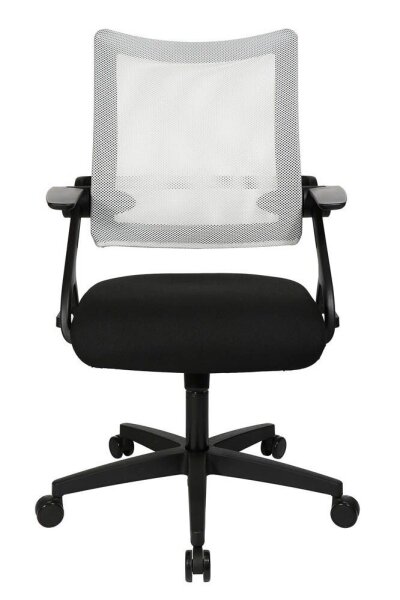 Topstar Bürostuhl New Smove, DS100A T203 Stoff weiß, Gestell schwarz