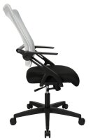 Topstar Bürostuhl New Smove, DS100A T203 Stoff weiß, Gestell schwarz