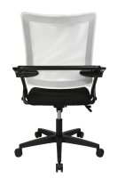 Topstar Bürostuhl New Smove, DS100A T203 Stoff weiß, Gestell schwarz