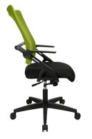 Topstar Bürostuhl New Smove, DS100A T205 Stoff grün, Gestell schwarz