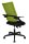 Topstar Bürostuhl New Smove, DS100A T205 Stoff grün, Gestell schwarz