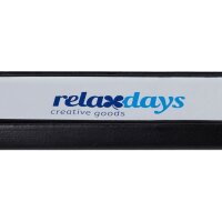 relaxdays Magnetleisten schwarz 2,5 x 45,5 cm, 3 St.