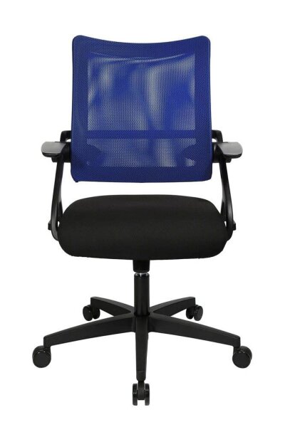 Topstar Bürostuhl New Smove, DS100A T208 Stoff blau, Gestell schwarz