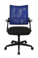 Topstar Bürostuhl New Smove, DS100A T208 Stoff blau,...