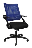 Topstar Bürostuhl New Smove, DS100A T208 Stoff blau,...
