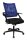 Topstar Bürostuhl New Smove, DS100A T208 Stoff blau, Gestell schwarz